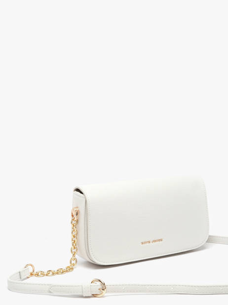 Sac Bandoulière Saffiano David jones Blanc saffiano CM8419 vue secondaire 2