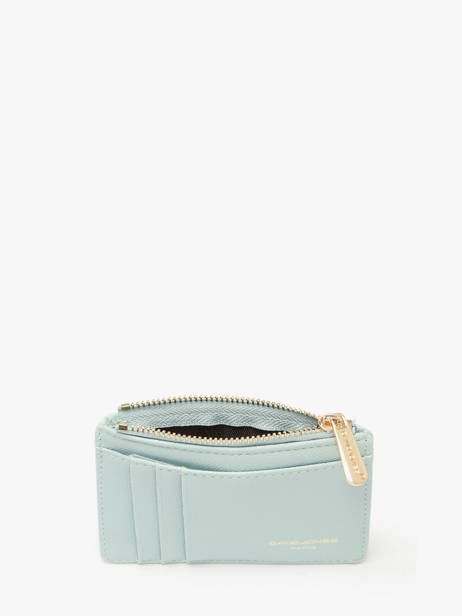 Porte-monnaie Porte-cartes Saffiano David jones Bleu saffiano 2 vue secondaire 1