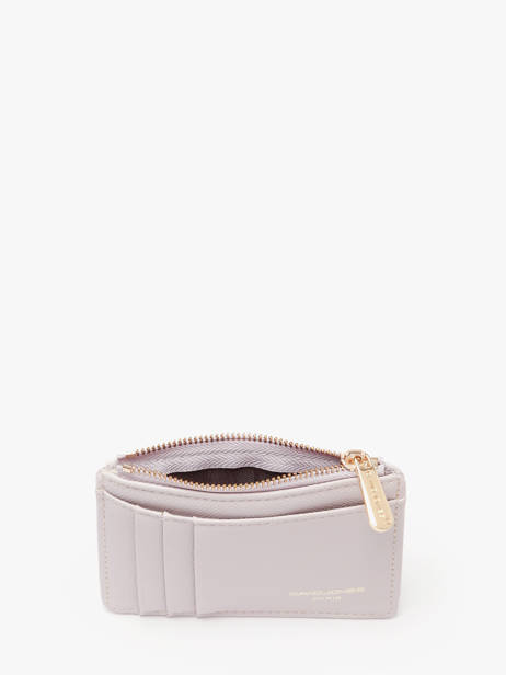 Porte-monnaie Porte-cartes Saffiano David jones Violet saffiano 2 vue secondaire 1