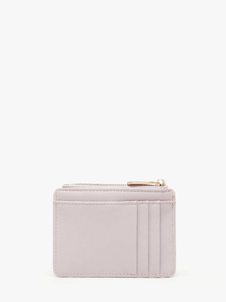 Porte-monnaie Porte-cartes Saffiano David jones Violet saffiano 2 vue secondaire 2