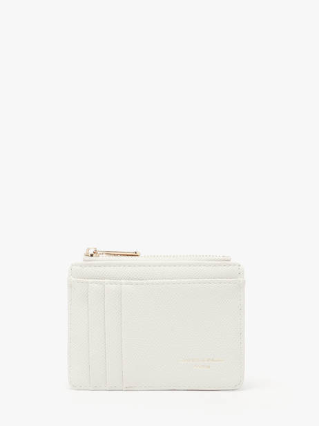 Porte-monnaie Porte-cartes Saffiano David jones Blanc saffiano 2