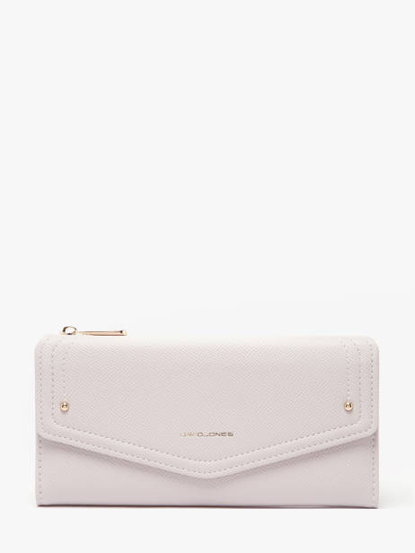 Portefeuille Saffiano David jones Violet saffiano P164