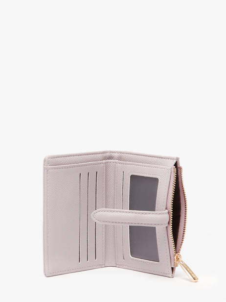 Portefeuille Saffiano David jones Violet saffiano P163 vue secondaire 1