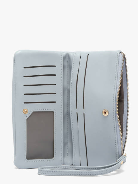 Portefeuille Soft David jones Bleu soft P159 vue secondaire 1
