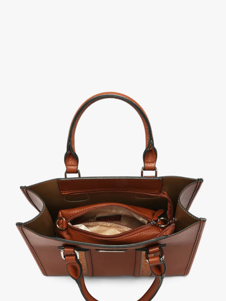 Sac Porté Main Clarence Ted lapidus Marron clarence AV51101 vue secondaire 3