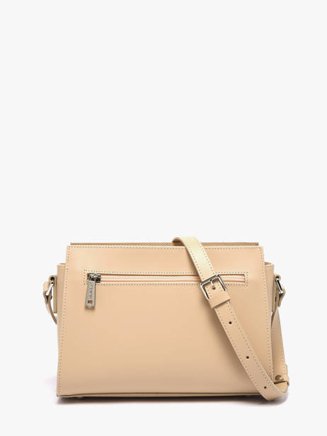 Sac Bandoulière Smooth Cuir Lancaster Beige smooth 437-02 vue secondaire 4