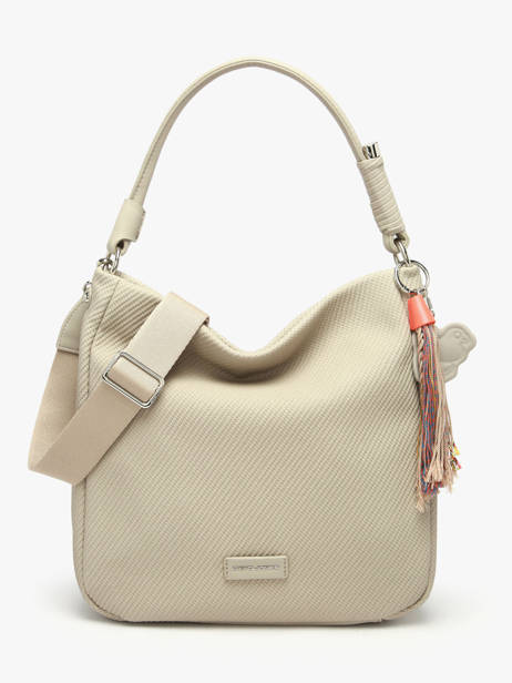 Sac Porté épaule Grigri Polyurethane David jones Beige grigri CM8384