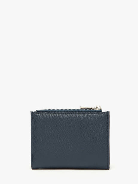 Porte-monnaie Porte-cartes Saffiano Miniprix Bleu saffiano F5012 vue secondaire 3