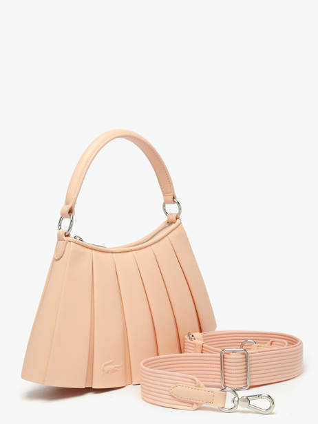 Sac Porté épaule Lenglen Cuir Lacoste Beige lenglen NU5011DP vue secondaire 2