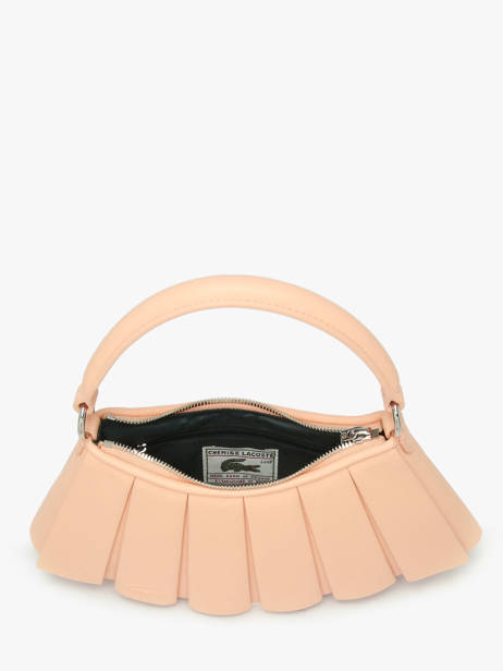 Sac Porté épaule Lenglen Cuir Lacoste Beige lenglen NU5011DP vue secondaire 3
