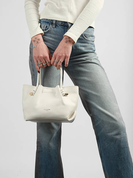 Sac Porté Main Noeud David jones Blanc noeud CM8487 vue secondaire 1