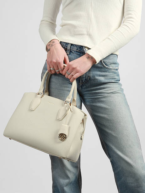 Sac Porté Main Dune Polyurethane David jones Blanc dune CM7252 vue secondaire 1
