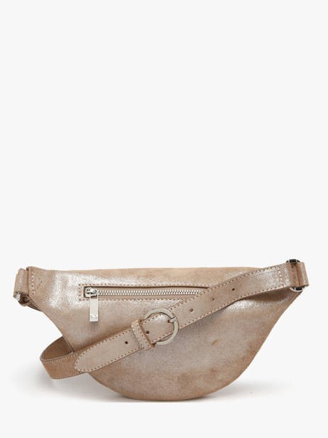 Sac Banane Small Derby Glitter Cuir Nathan baume Marron n city 25GT vue secondaire 5