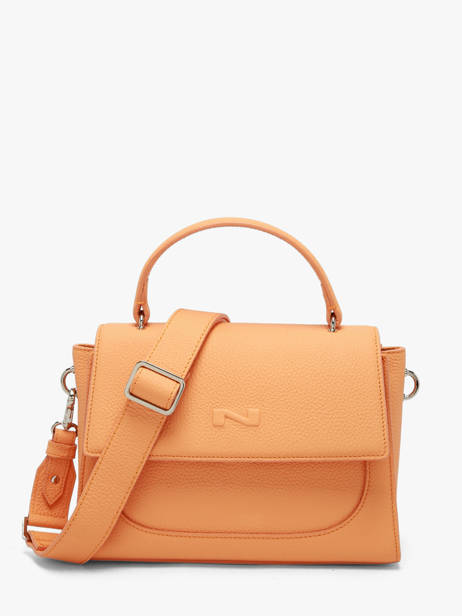 Sac Bandoulière Charlene Cuir Nathan baume Orange event 9