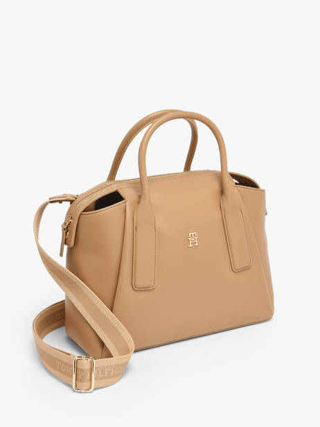 Sac Porté Main Th Essential Polyester Tommy hilfiger Marron th essential AW18532 vue secondaire 2