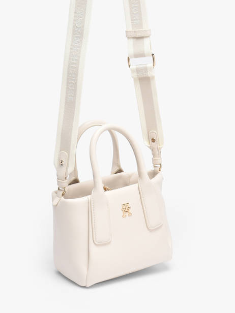 Sac Porté Main Th Essential Polyester Tommy hilfiger Blanc th essential AW18371 vue secondaire 2