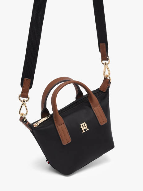 Sac Bandoulière Popette Nylon Tommy hilfiger Noir popette AW18368 vue secondaire 2