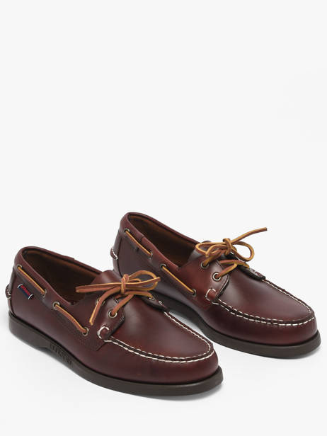Chaussures Bateau En Cuir Sebago Marron men 70000G0 vue secondaire 1