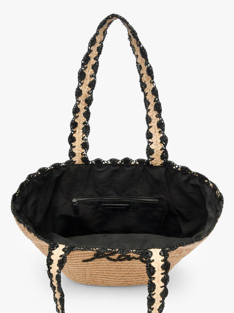 Sac Porté épaule K Signature Raphia Karl lagerfeld Beige k signature B1W46070 vue secondaire 4
