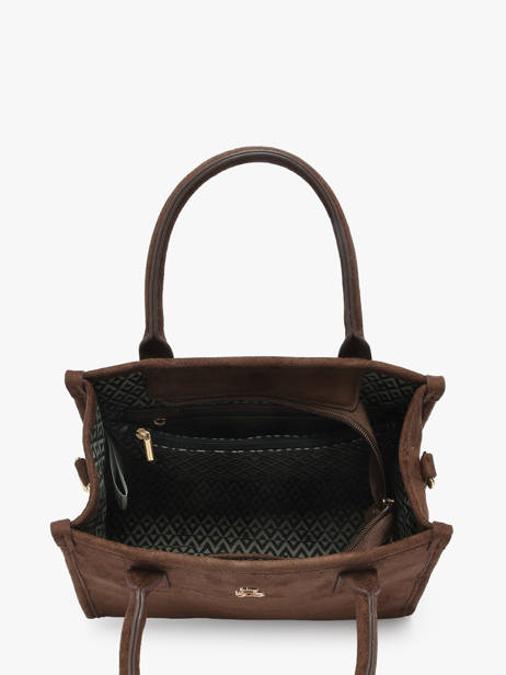 Sac Porté Main Identite Lulu castagnette Marron identite D vue secondaire 3