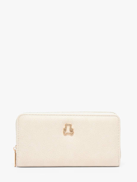 Portefeuille Lulu castagnette Blanc soft CHRYS021