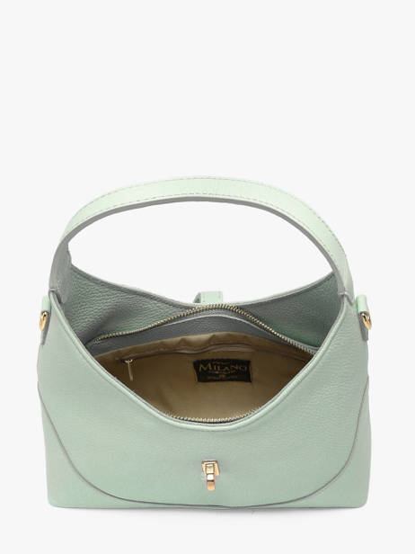 Sac Bandoulière Caviar Cuir Milano Vert caviar CA26022 vue secondaire 3