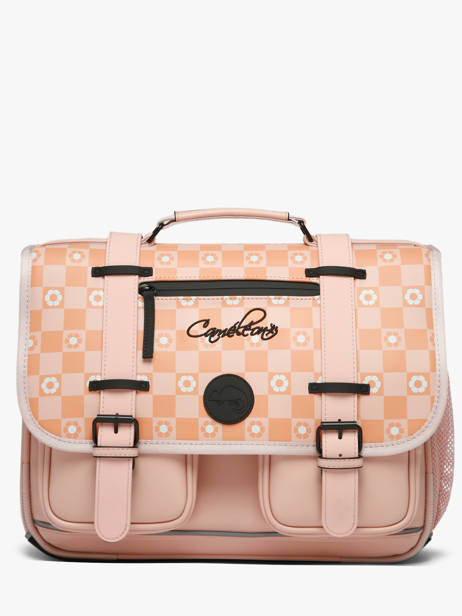Cartable 2 Compartiments Cameleon Rose vintage north CA38