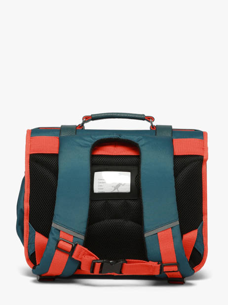 Cartable Enfant 2 Compartiments Cameleon Orange vintage urban CA35 vue secondaire 5
