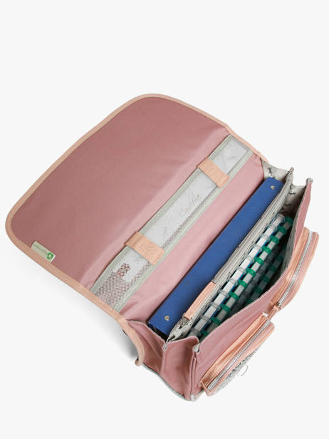 Cartable Enfant 2 Compartiments Cameleon Rose vintage fantasy CA38 vue secondaire 4