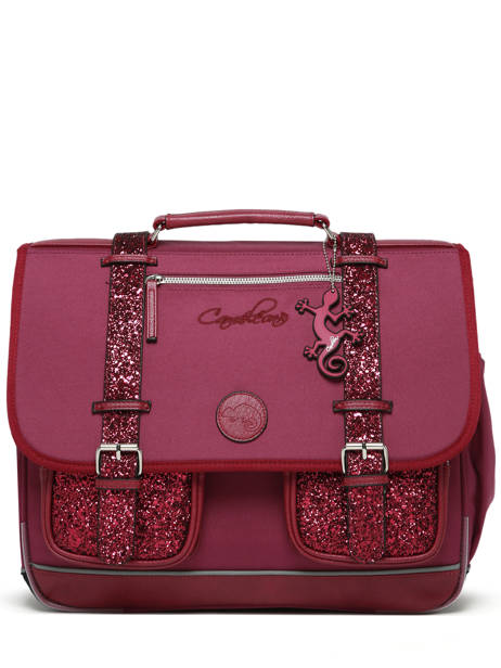 Cartable Enfant 3 Compartiments Cameleon Violet vintage fantasy CA41 vue secondaire 7