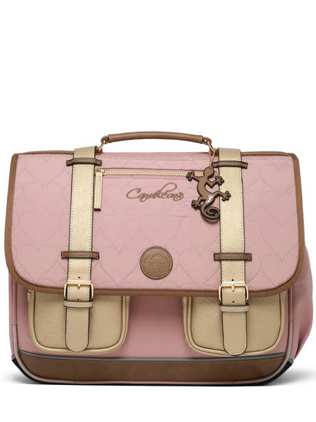 Cartable Enfant 3 Compartiments Cameleon Rose vintage fantasy CA41 vue secondaire 7