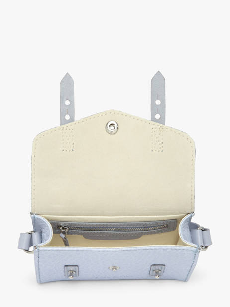 Sac Le Mini Indispensable Lavande Cuir Paul marius Bleu lavande MINILAV vue secondaire 3