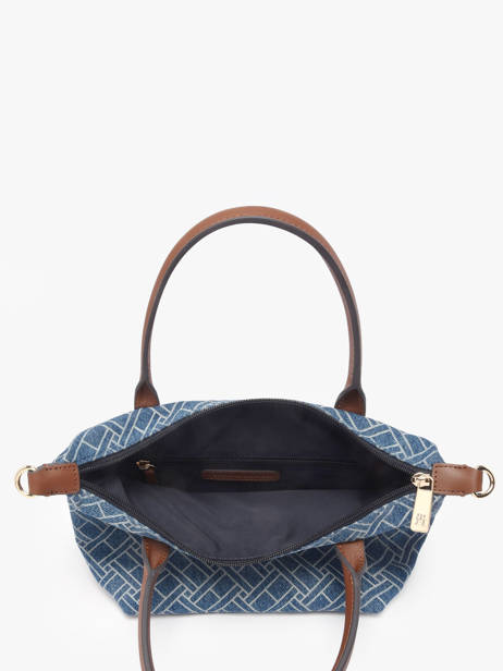 Sac Bandoulière Popette Coton Tommy hilfiger Bleu popette AW18612 vue secondaire 3