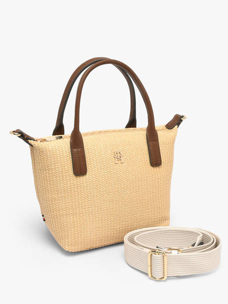 Sac Bandoulière Popette Polyurethane Tommy hilfiger Marron popette AW18523 vue secondaire 2