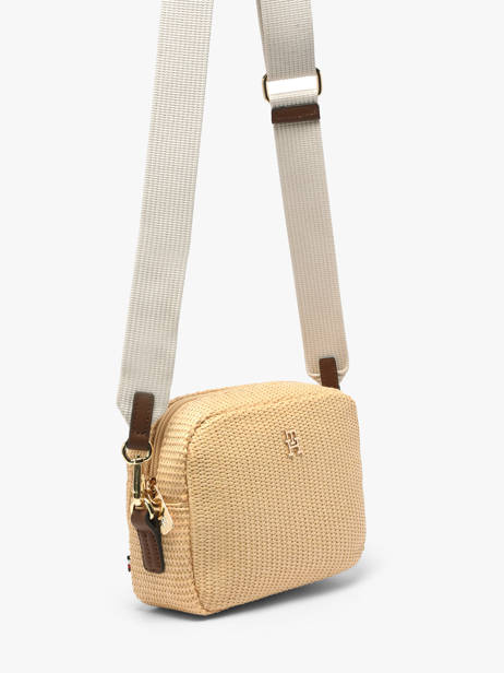 Sac Bandoulière Popette Polyurethane Tommy hilfiger Marron popette AW18525 vue secondaire 2