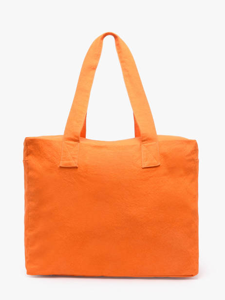 Le Sac Porté épaule A4 Célestins Coton Recyclé Rivedroite Orange timeless CELESTIM vue secondaire 4
