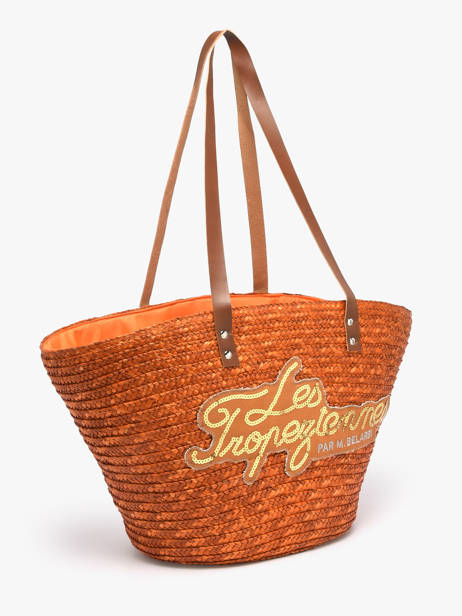 Sac Porté épaule Milos Paille Les tropeziennes Orange milos TZ01 vue secondaire 2