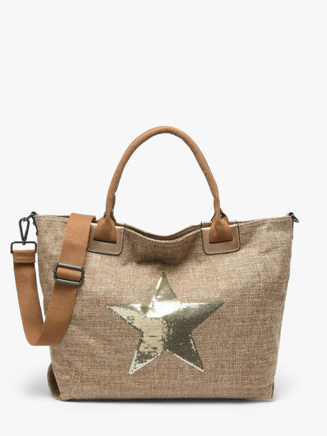 Sac Porté Main Star Polyester Ines de laure Marron star 1685161
