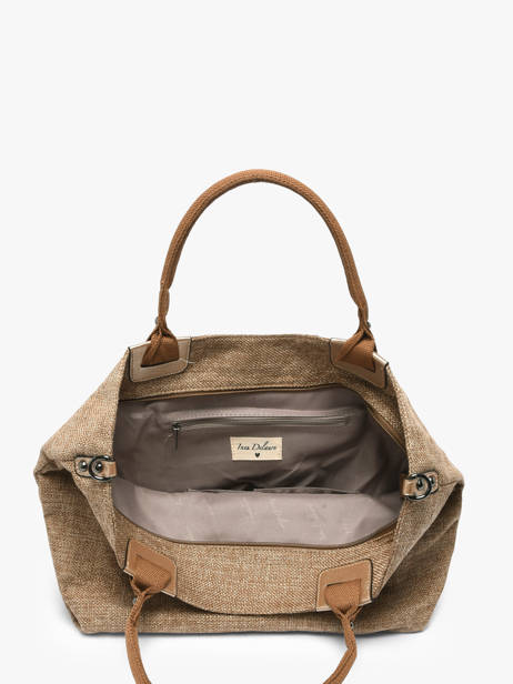 Sac Porté Main Star Polyester Ines de laure Marron star 1685161 vue secondaire 2