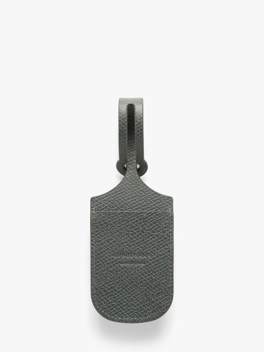 Longchamp Porte-clés cuir pliage one Etui passeport Gris