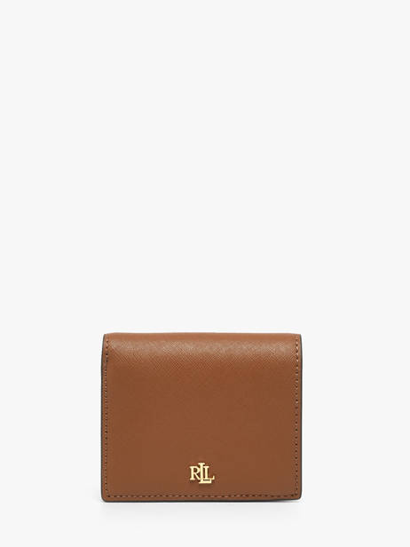 Portefeuille Dryden Cuir Lauren ralph lauren Marron dryden 32962112