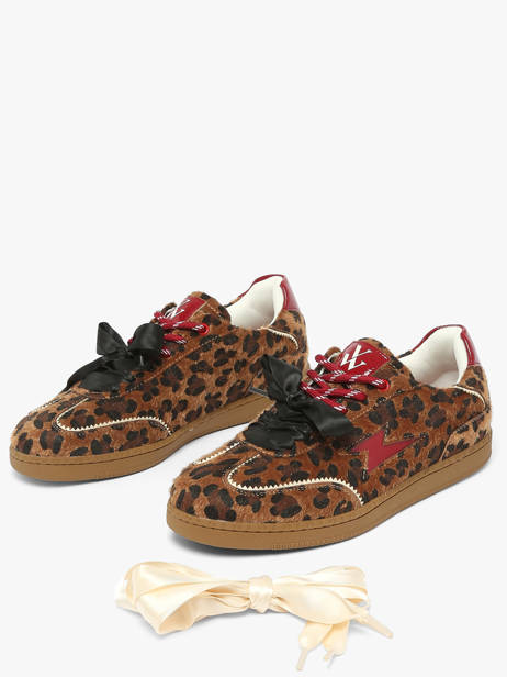 Sneakers LÉo X Sasa Vanessa wu Marron women BK2822LP vue secondaire 1