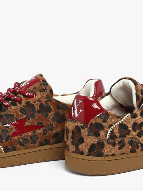 Sneakers LÉo X Sasa Vanessa wu Marron women BK2822LP vue secondaire 2