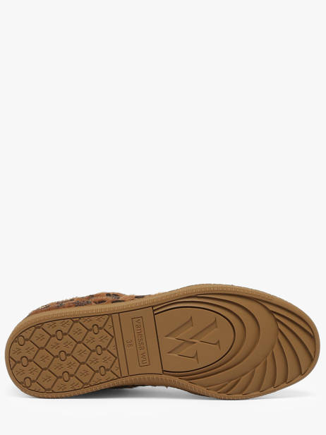 Sneakers LÉo X Sasa Vanessa wu Marron women BK2822LP vue secondaire 4