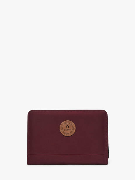 Portefeuille Cabaia Rouge accessoire M