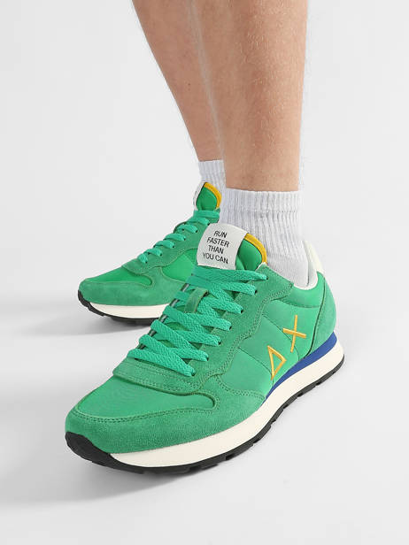 Sneakers Sun68 Vert men Z3610188 vue secondaire 1