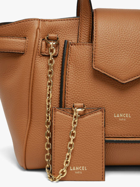 Sac Carryal S Thea Cuir Lancel Marron thea A14221 vue secondaire 3