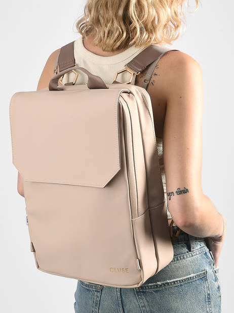 Sac à Dos Nuitée Cluse Beige backpack CX035 vue secondaire 1