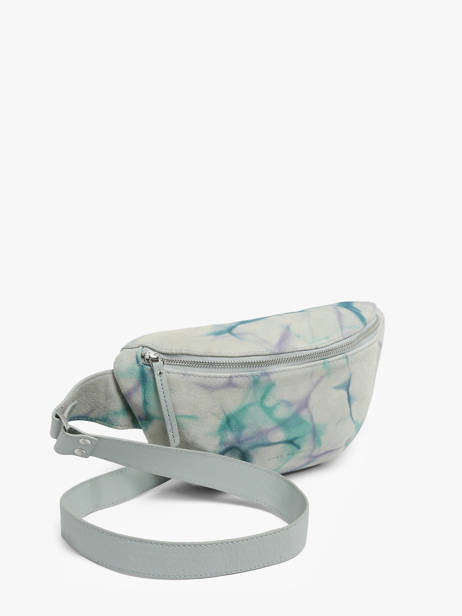 Sac Banane Tie & Dye Cuir Paul marius Bleu tie & dye BANANTIE vue secondaire 2