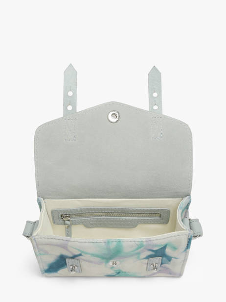 Sac Bandoulière Mini Indispensable Tie & Dye Cuir Paul marius Bleu tie & dye MINITIE vue secondaire 3
